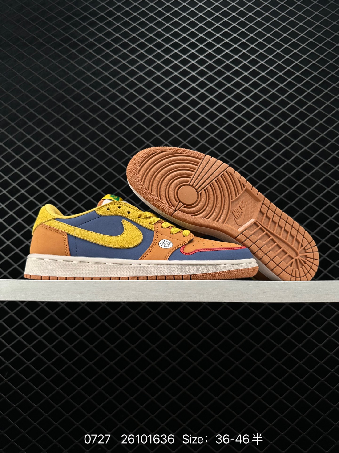 fragment design x Travis Scott x Nike Air Jordan 1 Low OG SP”Black/Green Toe“AJ1